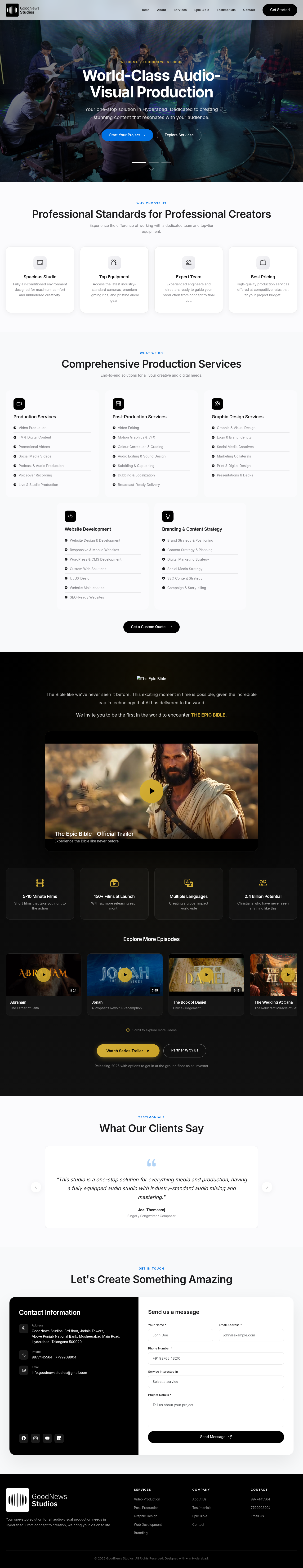 GoodNews Studios preview